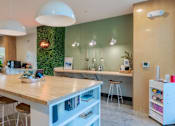 Thumbnail 13 of 100 - Clubhouse Kitchen at Edge 35 Apartments, Indianapolis, IN
