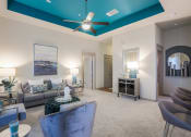 Thumbnail 15 of 24 - Carpeted Living Area at Imperial Lofts, Texas