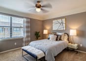 Thumbnail 19 of 47 - Bedroom with window at Grand Villas at Cinco Ranch, Katy, TX, 77494