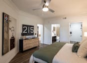 Thumbnail 14 of 47 - Bedroom with closet at Grand Villas at Cinco Ranch, Katy, TX