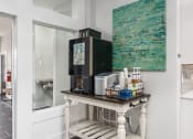 Thumbnail 19 of 61 - coffee bar in clubhouse at The Greyson, Hilliard, OH