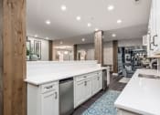 Thumbnail 26 of 61 - cabinets and sink inside of clubhouse at The Greyson, Hilliard, Ohio