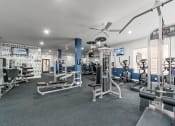 Thumbnail 39 of 61 - weight machines in fitness center at The Greyson, Hilliard, OH