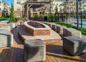 Thumbnail 13 of 61 - firepit with seating area at The Greyson, Hilliard, OH, 43026