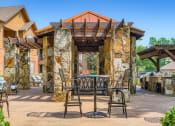 Thumbnail 21 of 38 - outdoor grilling station at River Pointe, Texas, 77304