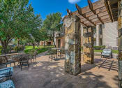 Thumbnail 25 of 38 - Outdoor Grill With Intimate Seating Area at River Pointe, Conroe
