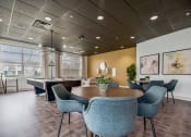 Thumbnail 4 of 28 - a conference room with a ping pong table and chairs at CityView, North Kansas City, MO