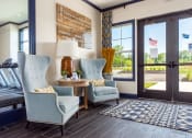 Thumbnail 17 of 64 - sitting area next to front door in clubhouse at Overland Park, Ohio, 43147