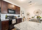 Thumbnail 43 of 64 - kitchen in apartment at Overland Park, Pickerington, Ohio