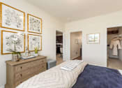 Thumbnail 37 of 64 - bedroom with view of closet at Overland Park, Pickerington, Ohio