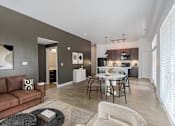 Thumbnail 1 of 94 - Living Room With Kitchen at Pinnex, Indianapolis, Indiana