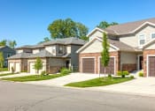 Thumbnail 43 of 46 - street view of front of townhomes at Prairie Pines Townhomes, Kansas, 66226