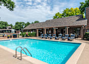 Thumbnail 14 of 46 - Large Outdoor Pool at Springhill Apartments, Overland Park, Kansas