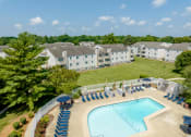 Thumbnail 6 of 34 - Aerial View of the Pool at Candles, Springfield, IL