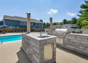 Thumbnail 8 of 34 - Poolside Kitchen Area at Candles, Springfield, IL, 62704