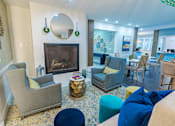 Thumbnail 20 of 59 - Living Area With Fireplace at The Greyson, Hilliard