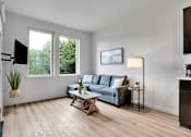 Thumbnail 10 of 52 - The 72nd Apartments | Studio Living Area