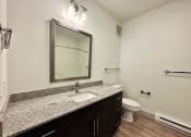 Thumbnail 30 of 46 - a bathroom with a sink and a toilet