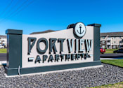 Thumbnail 42 of 48 - Port View Apartments | Monument Sign