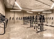 Thumbnail 13 of 36 - Bike storage room with locking bike racks