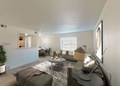 Thumbnail 6 of 41 - the living room of an apartment with a couch and a table