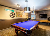 Thumbnail 14 of 20 - a games room with a pool table and a tv