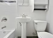 Thumbnail 9 of 15 - White Bathroom at Xanadu Apartment Homes, Colorado, 80011