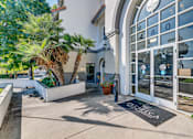 Thumbnail 9 of 16 - Building entrance at Azure Point at Encinitas - 55+ Active Adult Apartments, California, 92024