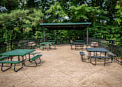Thumbnail 18 of 20 - 8600 Apartments Picnic Tables Pool Area