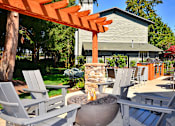 Thumbnail 18 of 24 - the reserve at bucklin hill patio with fire pit and pergola