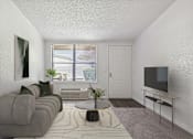 Thumbnail 1 of 21 - Apartment living room at Tanglewood Apartments