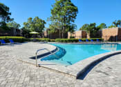 Thumbnail 14 of 20 - outdoor swimming pool and deck, Timberfalls Apartments