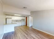 Thumbnail 3 of 9 - a kitchen and living room in an apartment
