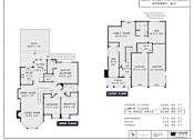 Thumbnail 63 of 64 - a floor plan of two different floors of a house