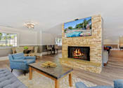 Thumbnail 23 of 25 - Fireplace