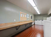 Thumbnail 10 of 28 - A laundry room with folding area at Tahitian