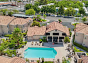 Thumbnail 13 of 33 - A view of the pool from above