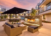 Thumbnail 2 of 25 - firepit and entertaining courtyard