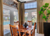 Thumbnail 5 of 61 - a table inside the clubhouse