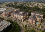 Thumbnail 74 of 80 - an aerial view of an apartment complex in a city