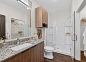 Thumbnail 12 of 39 - Full Bathroom at The Landing at Lemay Apartments, Colorado, 80524
