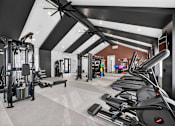 Thumbnail 4 of 39 - Exercise Room at The Landing at Lemay Apartments, Fort Collins, CO