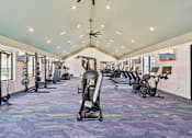 Thumbnail 37 of 105 - Fitness Center With Updated Equipment at The Pullman Luxury Apartments, Atlanta