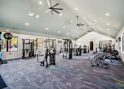 Thumbnail 4 of 105 - Modern Fitness Center at The Pullman Luxury Apartments, Georgia, 30349