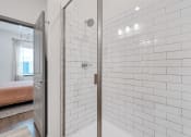 Thumbnail 28 of 32 - glass shower inside a luxury villa for rent near palm city florida