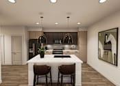 Thumbnail 12 of 19 - Modern Kitchen at Heritage on Hover Apartments, Longmont, CO