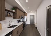 Thumbnail 44 of 45 - Spacious Kitchen at The Union Flats at Fishers District, Indiana