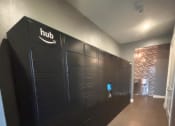 Thumbnail 54 of 56 - a row of black lockers in a hallway at Watermark at Steele Crossing, Arkansas, 72703