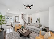 Thumbnail 32 of 43 - Living room at The Hadley - North Port, FL Apartments, Florida, 34287