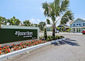 Thumbnail 6 of 62 - The Junction at Rockledge sign in front of a building.